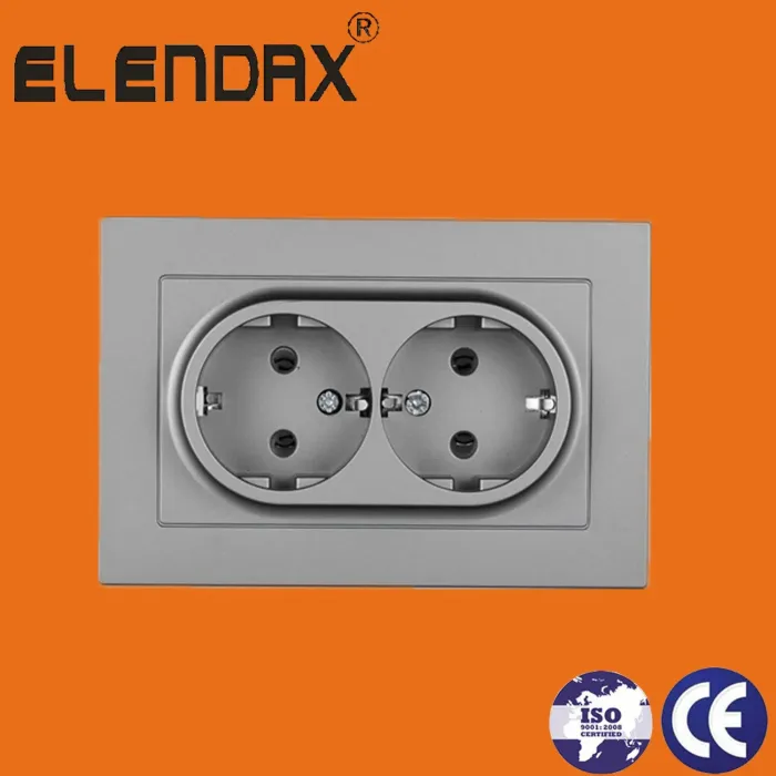 Soket Dinding Elendax 16A 2 Pin Bulat FH3210