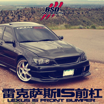 2000-2005 Is300 4 Cyber Fiber Glass Front Bumper For Lexus