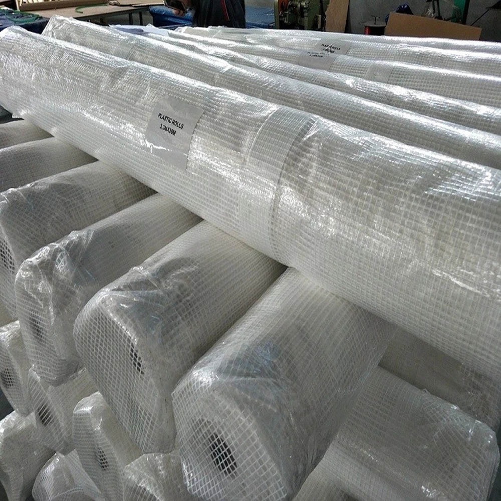 2m x 45m Clear Tarpaulin Scaffold Sheeting Roll