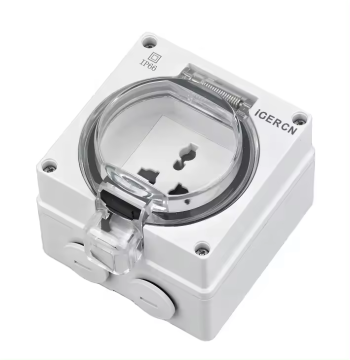 iGERCN IG66-U: Your Trusted IP66 Weatherproof Wall Socket Switch for Garden and Bathroom - Certified with CE, EESS, GCC, and 250V 13A Capacity