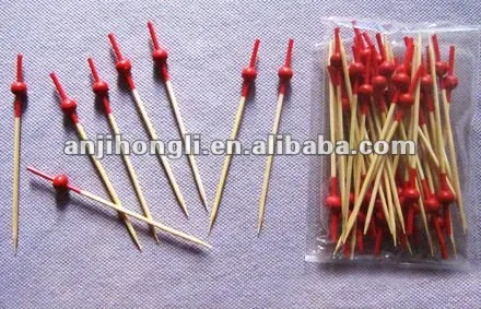 Packaged Top Bamboo Bead Skewers