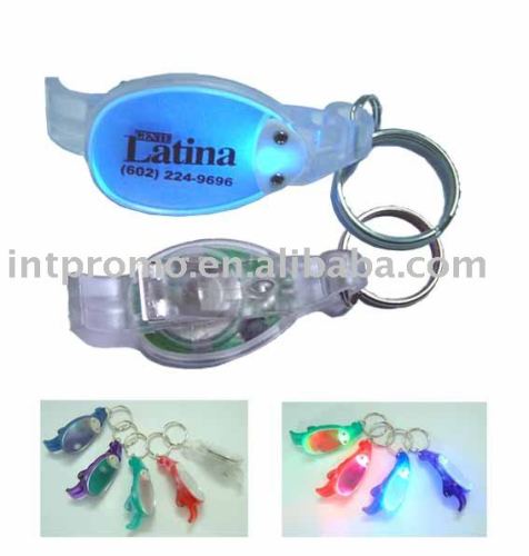Promtional keychain bottle opener with Led light