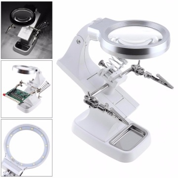 3x 4.5x Soldering Stand Holder Desk Magnifier - Hot Sell