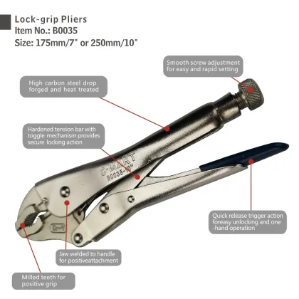CR-V Lock Grip Pliers: Sealing Grip Tool