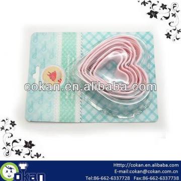 Food Safety Attractive Make Heart Shaped Cookie Cutter CK-0070