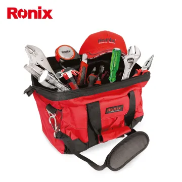 Ronix Filled Hand Tool Bag Hanging Tool Bag Pliers Wrench And Hammer Bag Model RH-9101