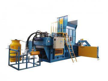 Automatic hydraulic baling machine for carton cardboard