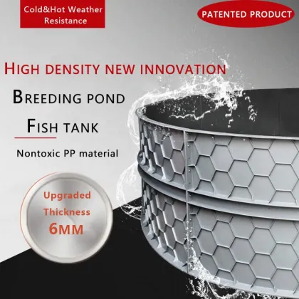 High Quality Factory Direct Fisheries Equipment for Tilapia Pond PP Fish Farming Tanks