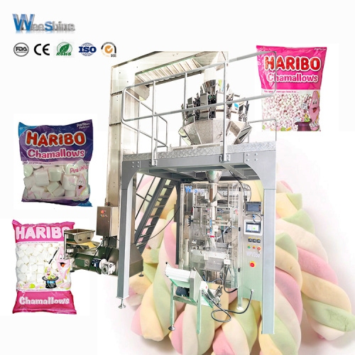Máquina de embalagem granular de algodão doce