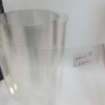 High-transparency recyclable PET thermoforming film