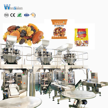 Dry Fruits Packing Machine with 12 Heads Weigher