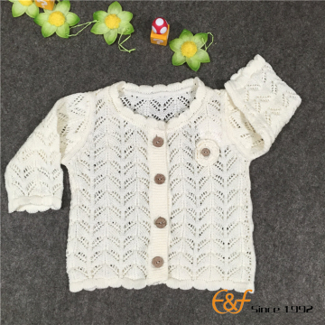Baby Girls Pointelle Cardigan