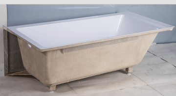 Bathtub Integral Apron Front Acrylic Bathtub
