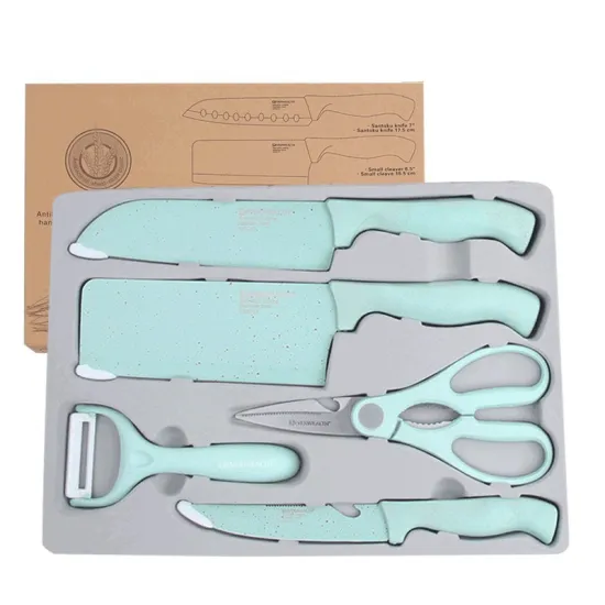 Five-Piece Kitchen Knife Set: Perfect Holiday Gift for Cooking Enthusiasts