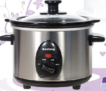 Ceramic Inner Pot 1.5L Mini Slow Cooker