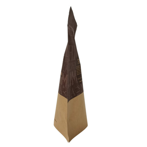 Biodegradable Materials Coffee Bag With Tin Tie