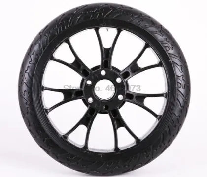 by DHL/FedEx/TNT/UPS Motorcycle wheel Aluminium plastic Hub Tire