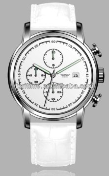multifunction pilot watches japan movement real leather strap
