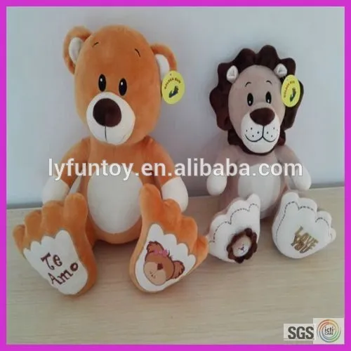 stuffed soft lion,plush bear