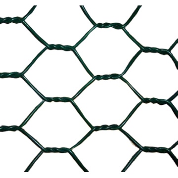 Malla de alambre hexagonal galvanizada para mascotas de pollo