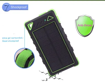 Solar power bank,8000mAh Li-Polymer battery power bank