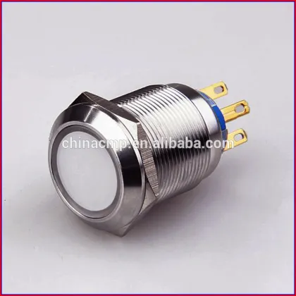 Metal Push Buttons, DUAL LED RED BLUE Indicator Lights, Selector Switches