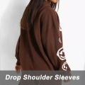 Bruna kvinnors hoodies anpassade hoodie