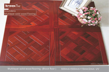 15 Mm School Parquet Multilayer Flooring , Engineered Wood Floors