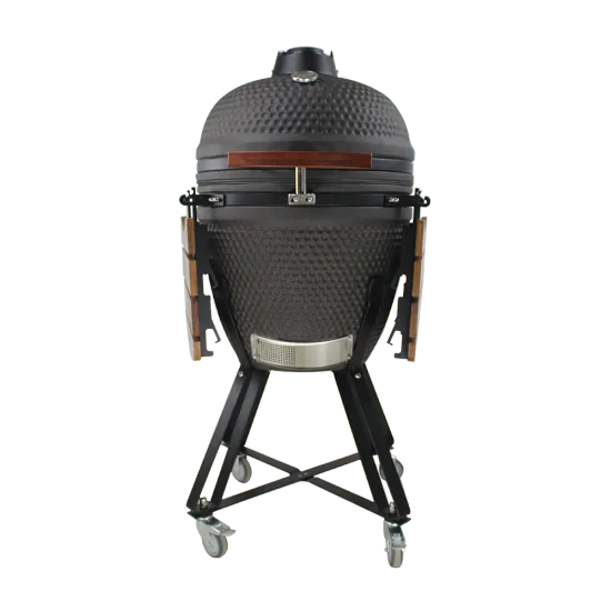 Outdoor Charcoal BBQ: Auplex Parrillas Fumeur Garden Oval Ceramic Grill (21 inch)