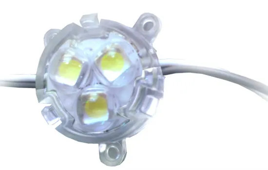 30mm 2 years warranty 3 chips smd5050 high brightness 12VDC 0.8W led point light source