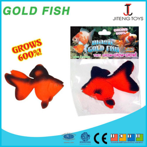 2014 Latest design trendy magic gold fish growing toys