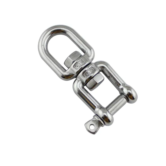 Rigging Hardware Eye Jaw End Swivel Chain Double Ended Snap Swivels SS304/316