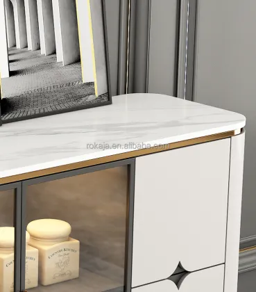 Modern Luxury Slab Dining Room Sideboard