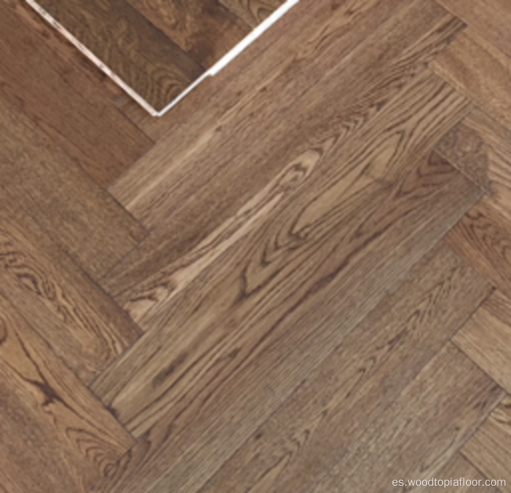 Madera de ingeniería de piso de parquet espirinía