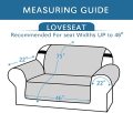 Inomhus Jacquard Loveseat Covers Slipcover Reversibelt lock