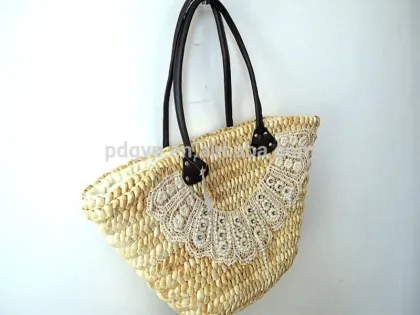 Best handmade wheat straw shopping basket