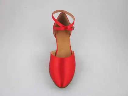 Red ballroom shoes women
