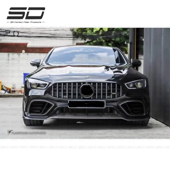 SD Carbon Fiber Front Lip Spoiler Kit for Mercedes AMG GT 63 B-Type Body Kits