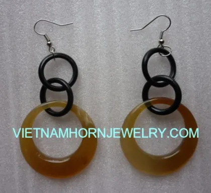 Organic Horn Earing,  Buffalo Horn Accessories