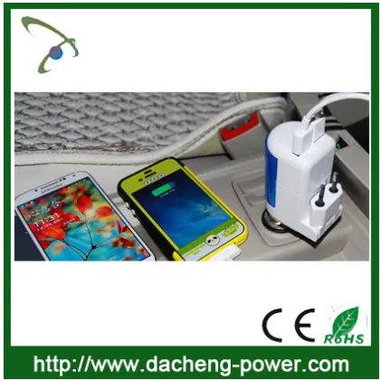 Hot selling portable usb travel charger/mobile phone car charger car charger zus