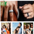 Top Silicone Finger Rings Cool Gold Wedding Ring