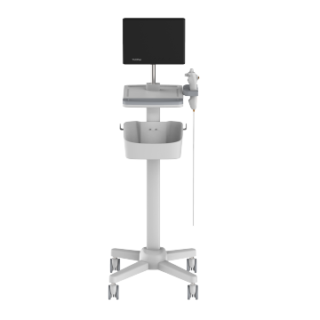 Einstellbarer Krankenschwesterwagen mit oralem Scanner und Workstation