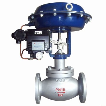 Pneumatic Diaphragm Globe Control Valve with Positioner