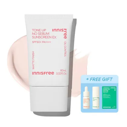 Innisfree Cosmetics Tone Up No Sebum Sunscreen EX 60ML: Your Perfect Sun Protection Solution