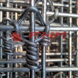 Pagar Galvanized Heavy Berat dengan Knot Tetap