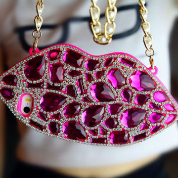 Diamond Big Sexy Mouth Lip Mobile Phone Case For iPhone 5s