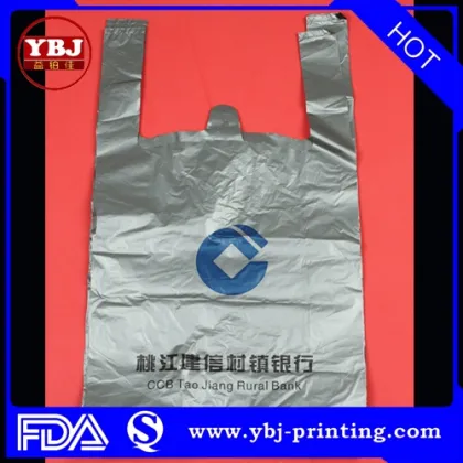 Fashion PE hand carry bag with flexiloop handle