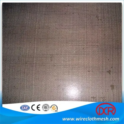 80 Mesh Black Wire Cloth For Plastics Industry