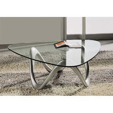 glass top modern coffee table