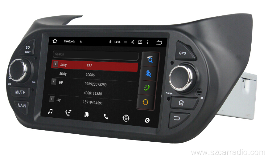 Fiat Fiorino Android Car Multimedia Player